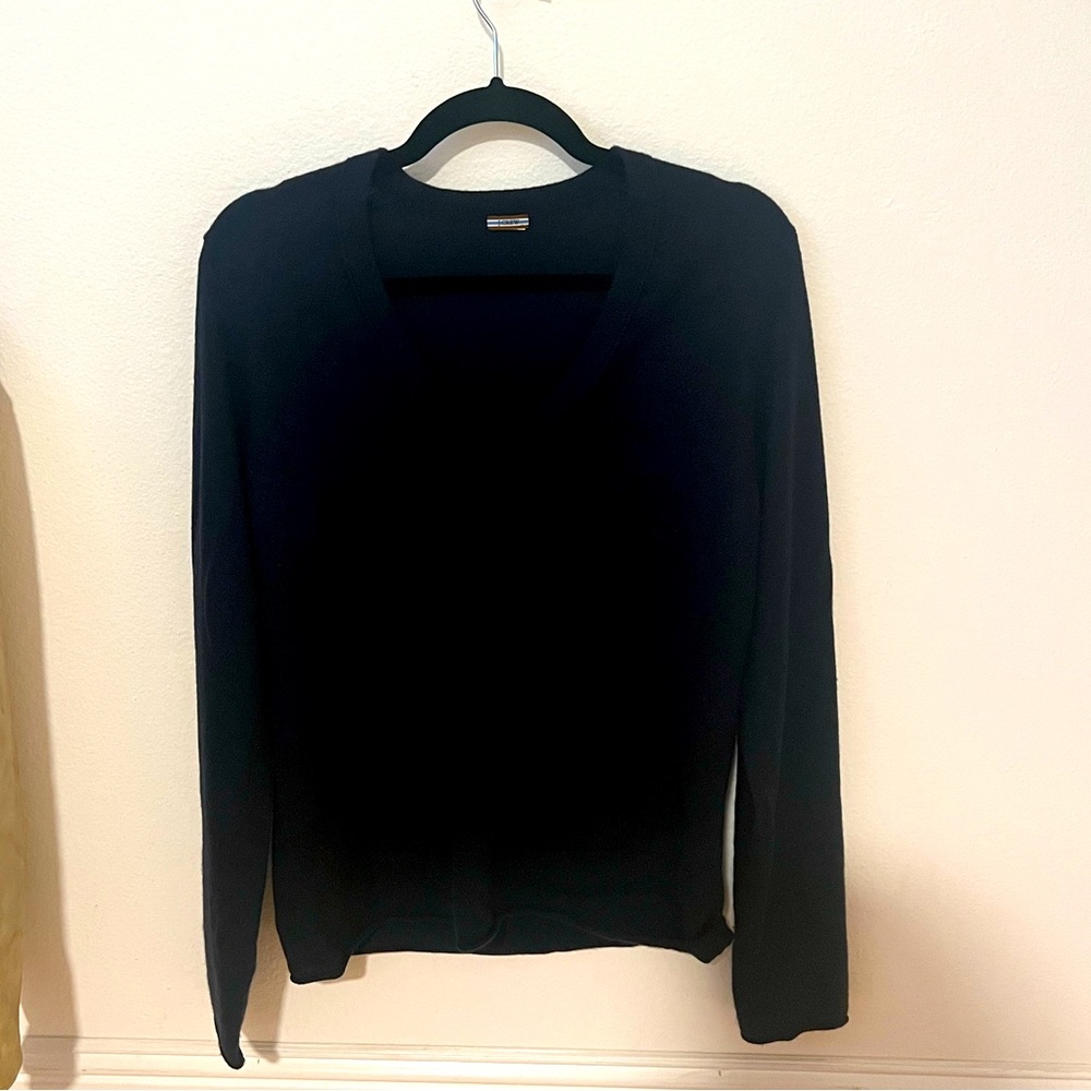 JCREW Navy Blue Cashmere Sweater